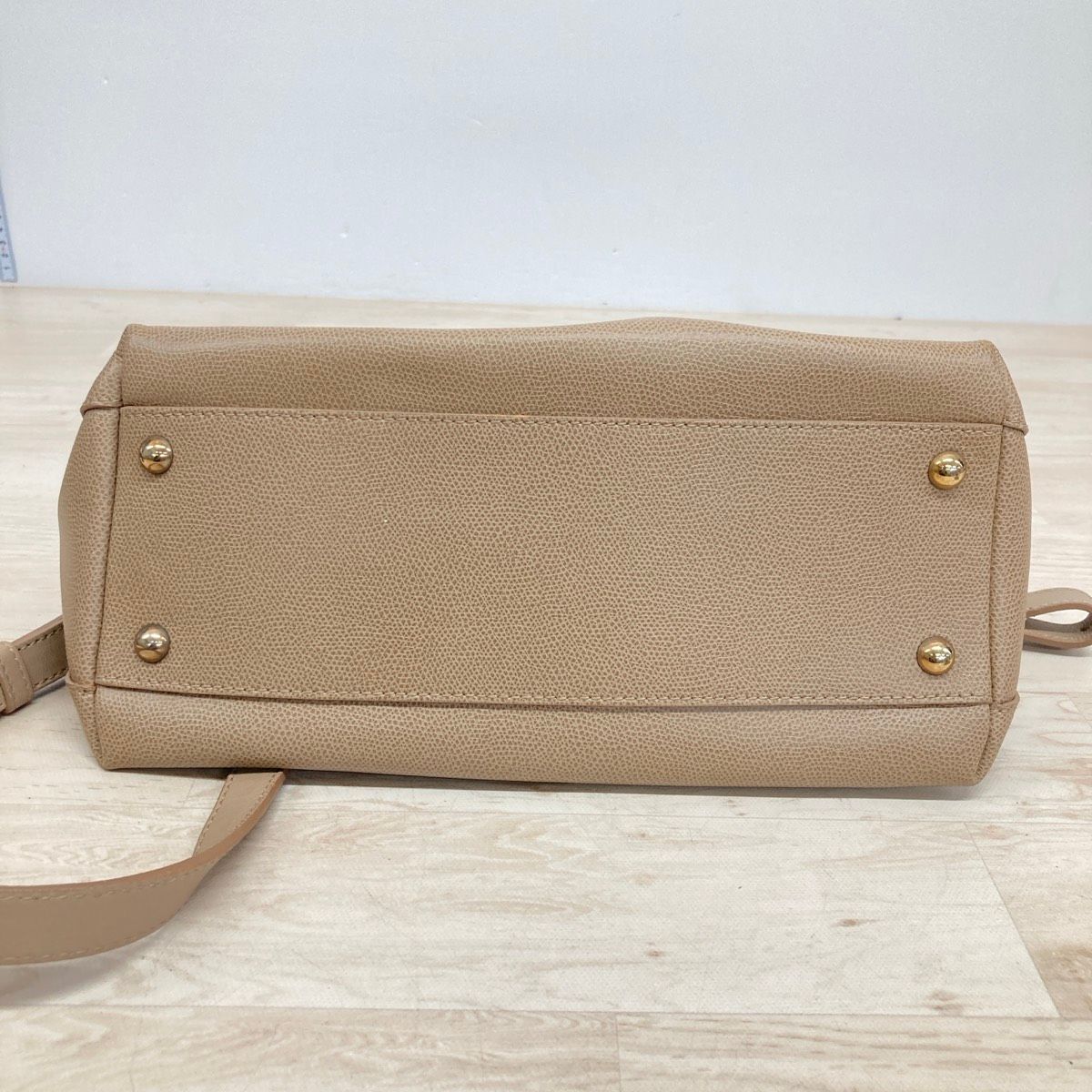FURLA/フルラ 2way ハンドバッグ/ショルダーバッグ ベージュ系 レザー