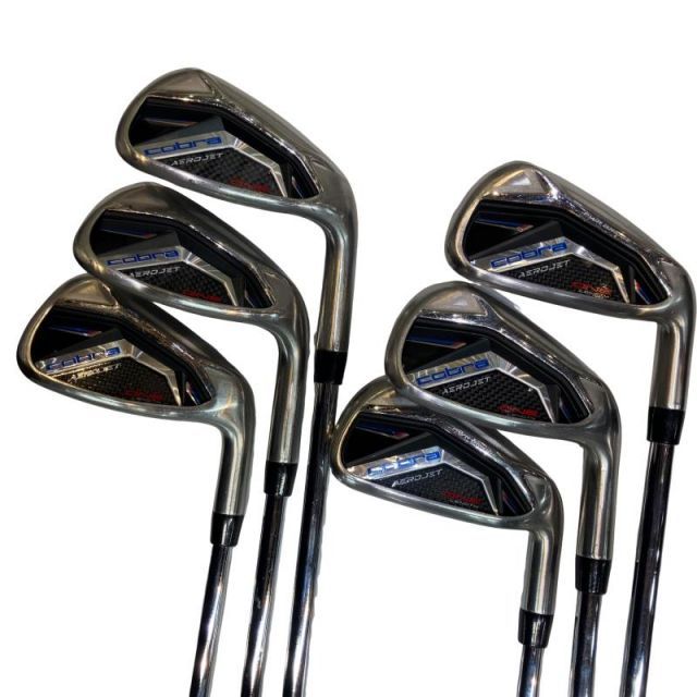 【中古】 コブラ cobra AEROJET ONE LENGTH 7S アイアンセット IR ELEVATE MPH 95 (フレックスS) メンズ 男性用 右利き 右用 Cランク ゴルフクラブ