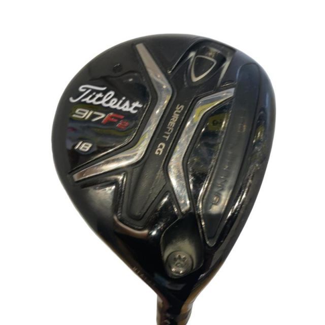 【中古】 タイトリスト 917 F2 18° フェアウェイウッド FW 純正特注シャフト (フレックスS) メンズ 男性用 右利き 右用 Cランク ゴルフクラブ