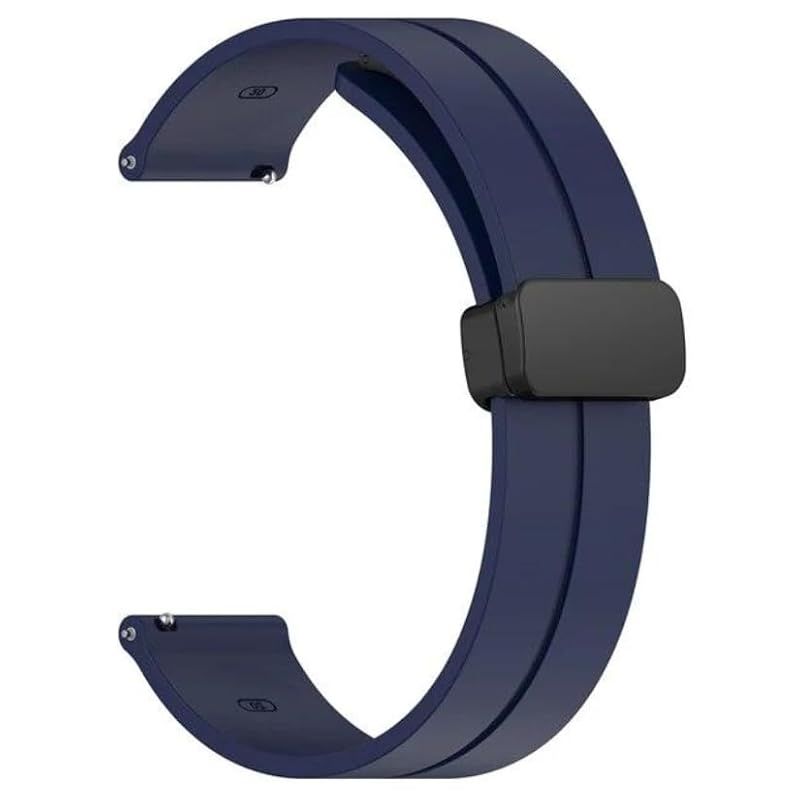 【新品】 [輸入王オリジナル] 時計パーツ ブランパン スウォッチ (Blancpain x swatch) と互換性あり ラバーベルト フィフティ ファゾムス 用 磁石 Dバックル 付 メンズ 時計 交換 ラバー ベルト【社外品】【純正品ではございません】