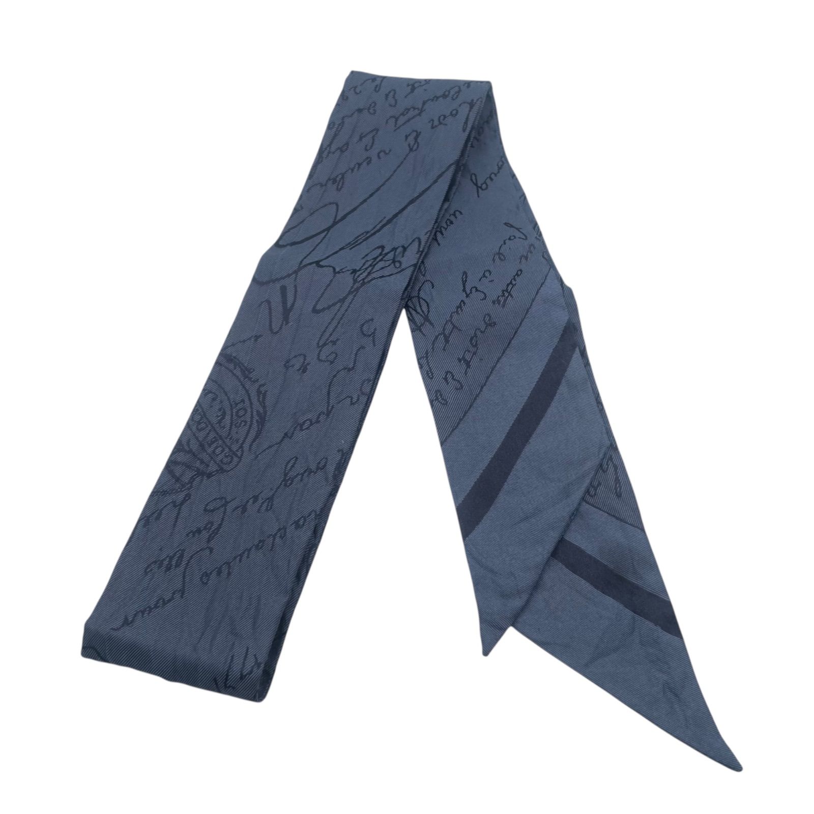 現行品】Berluti ベルルッティ スクリットパターン バッグスカーフ