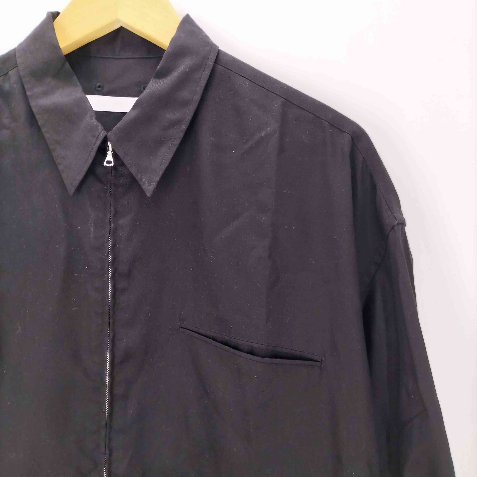ソフネット SOPHNET. 26SS DRAPE ZIP-UP SHIRT ドレープ ジップアップ