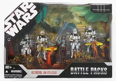 【中古】フィギュア ビトレイアル オン フェルーシア(5体セット) 「スター・ウォーズ エピソード3 シスの復讐」 バトルパック