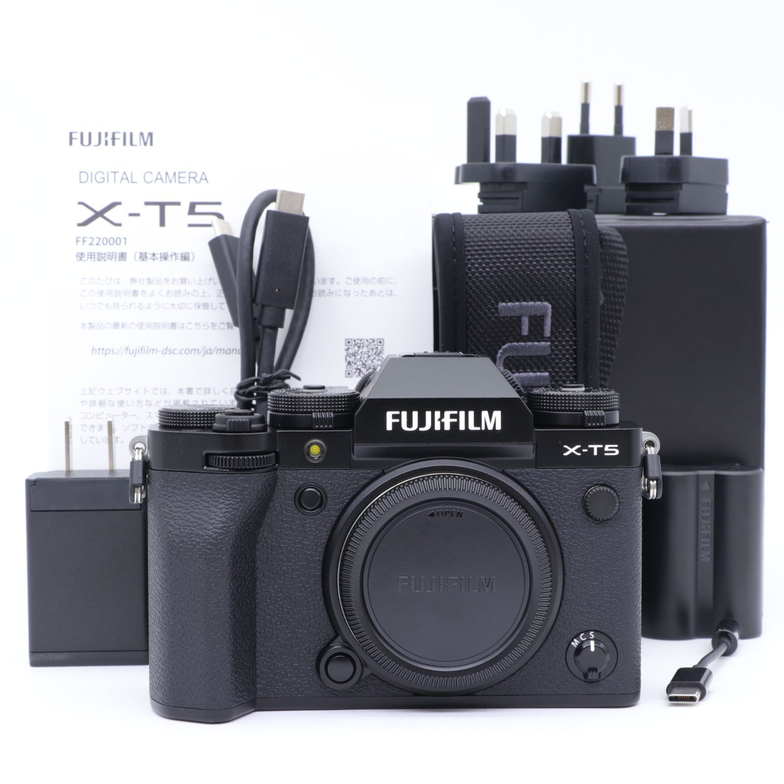 【送料無料】【良品】X-T5 ボディ ブラック