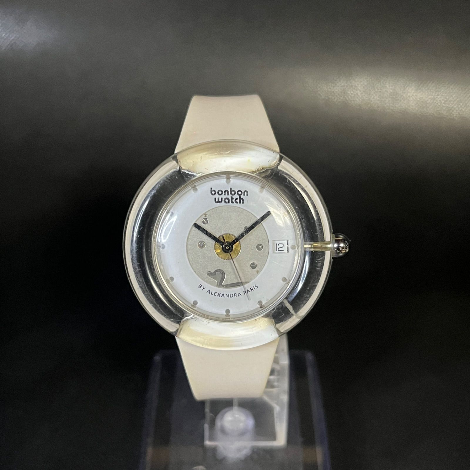 ボンボンウォッチ 稼働品】 bonbonwatch ボンボンウォッチ 腕時計 クリア 電池交換済み
