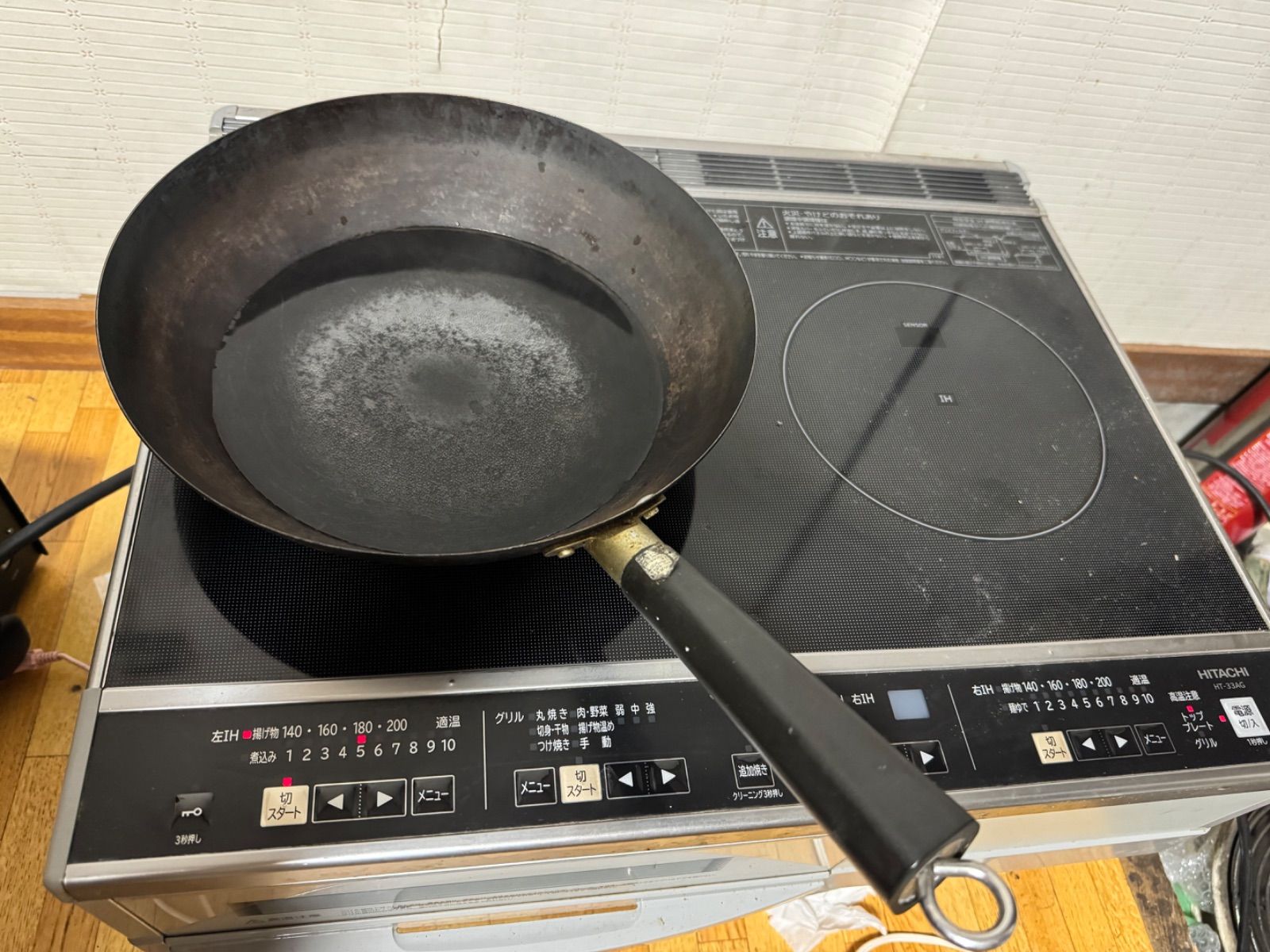 HITACHI HT-33AG 日立 変換 クッキングヒーター IHタイプ 電磁調理器 S-JETマーク 単相200V グリル 料理 家庭用
