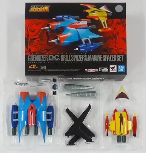 中古】フィギュア 超合金魂 GX-76X2 グレンダイザー D.C. 対応 ドリル
