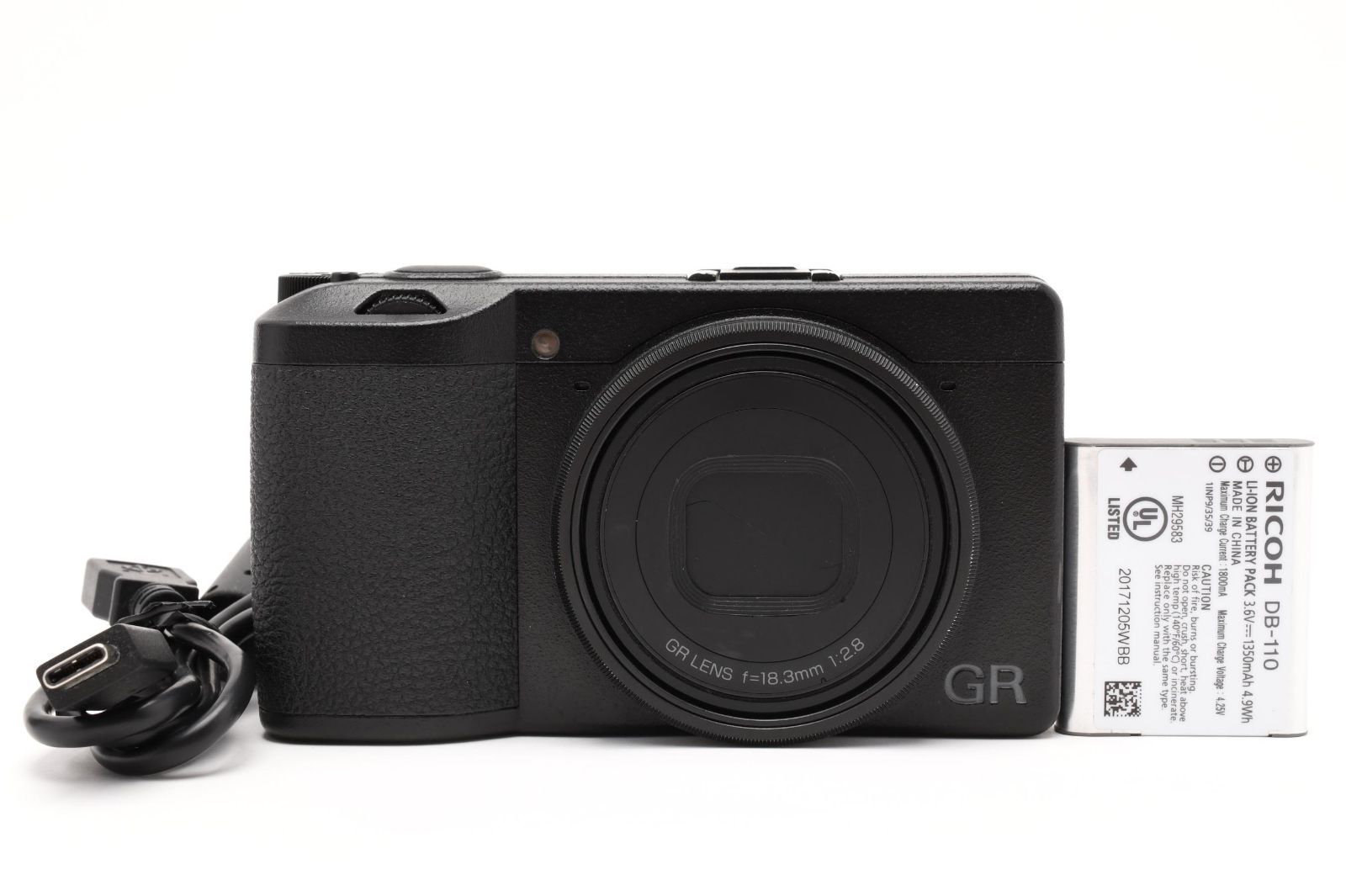 【返品保証・動作確認済】RICOH GR DIGITAL III 返品保証】並品｜RICOH リコー GR III デジタルカメラ ショット数