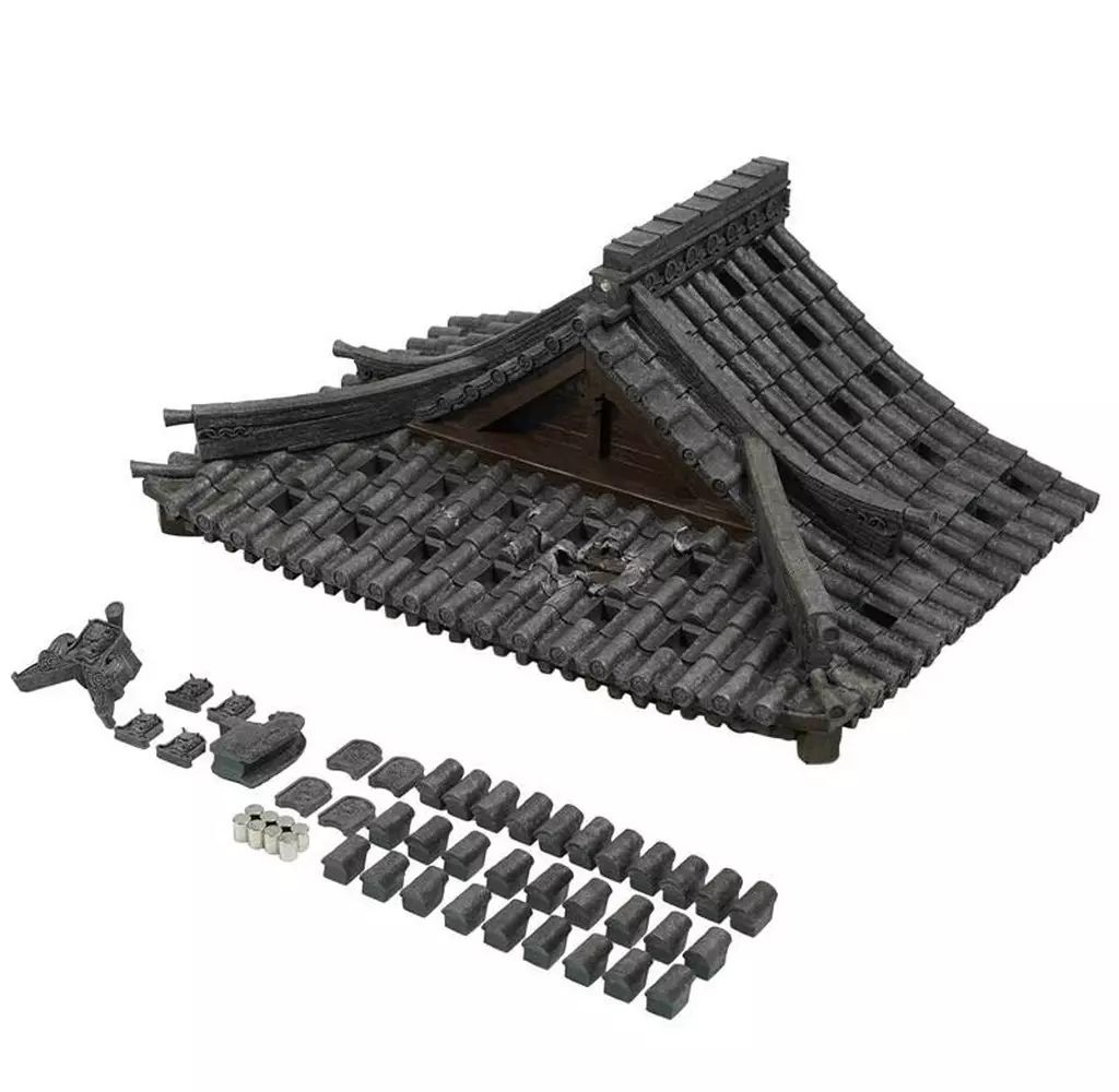 【中古】フィギュア S005A 古風建築 1/12 ジオラマベース