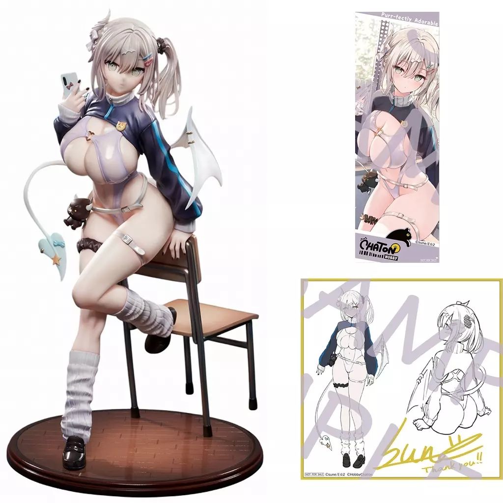 【中古】フィギュア 無口系ギャルサキュバス 篠宮ユキ Illustrated by sune 1/6 PVC＆ABS製塗装済み完成品