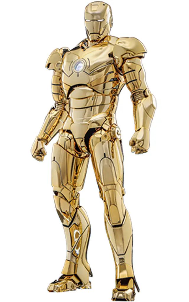 【中古】フィギュア アイアンマン・マーク3(ゴールドカラー) 「アイアンマン」 ムービー・マスターピース DIECAST 1/6 アクションフィギュア トイサピエンス限定