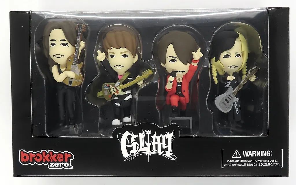 【中古】フィギュア GLAY 30th Anniversary brokker zero 4種セット 「GLAY」 塗装済み完成品 Loppi・HMV限定