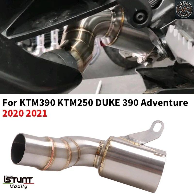 KTM 390 Adventure 250 Adventure 250 390 ADV RC 250 390 2020 2021 2022 2023 用オートバイ排気管接続純正マフラー