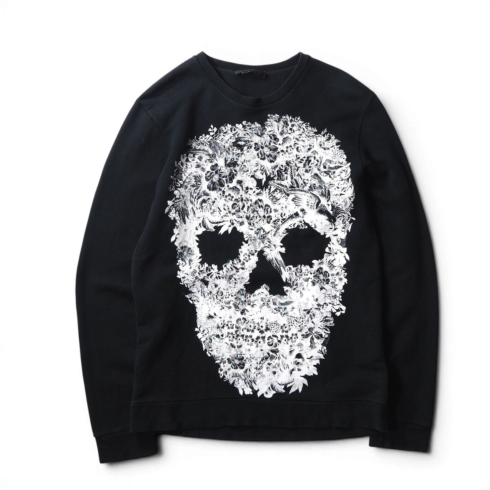 【専用】Alexander McQueen スカル フラワー 刺繍 スウェット アレキサンダーマックイーン ALEXANDER McQUEEN Y2K スカル プル