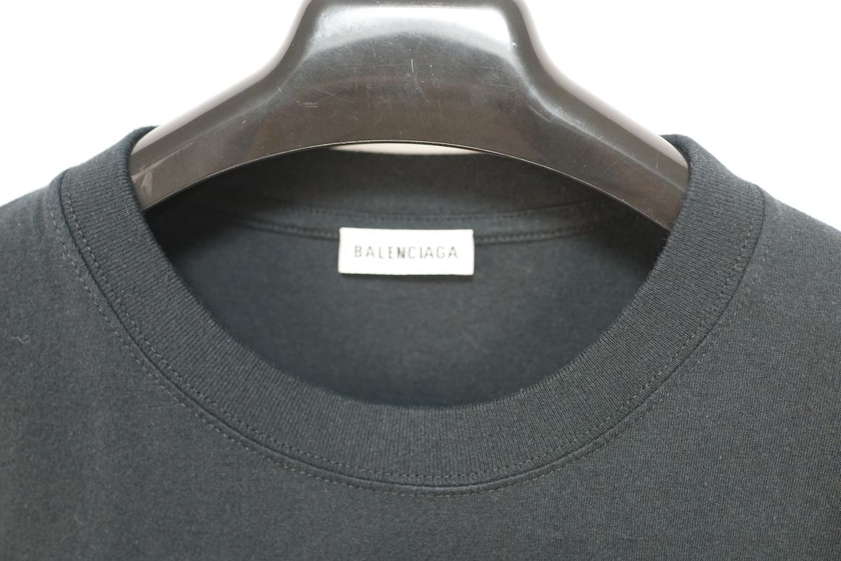 BALENCIAGA バレンシアガ BB レインボー ロゴ エンブロイダリー T