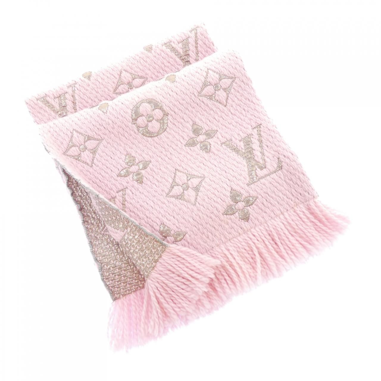 ルイヴィトン LOUIS VUITTON エシャルプ ロゴマニア シャイン M70466