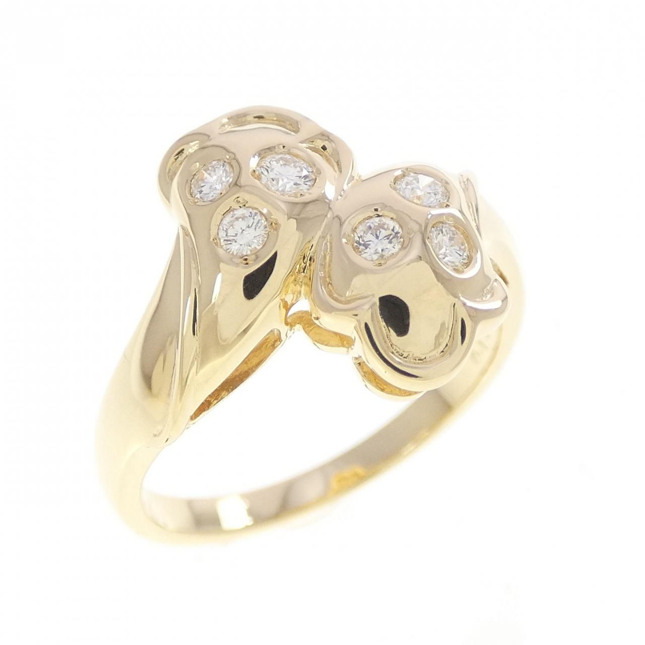 ミキモト ダイヤモンド リング 0.14CT