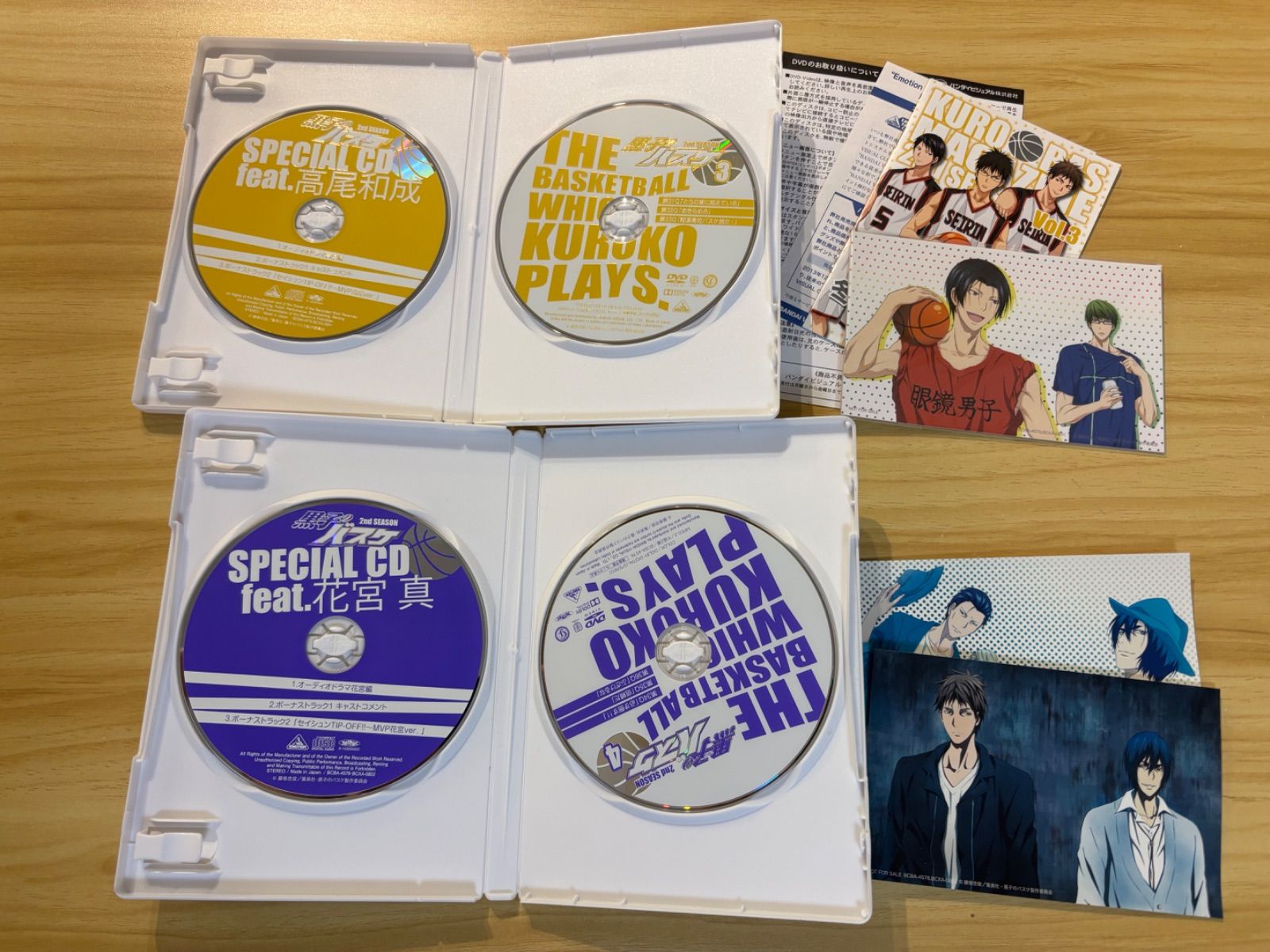 訳あり】DVD 黒子のバスケ 1-9巻，黒子のバスケ 2nd season 1-9巻 他