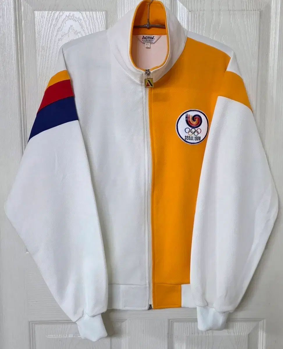 L 1988 ソウルオリンピック KOLON SPORT コーロンスポーツ アクティブ トラック ジャケット (ジップアップ ジャージ)