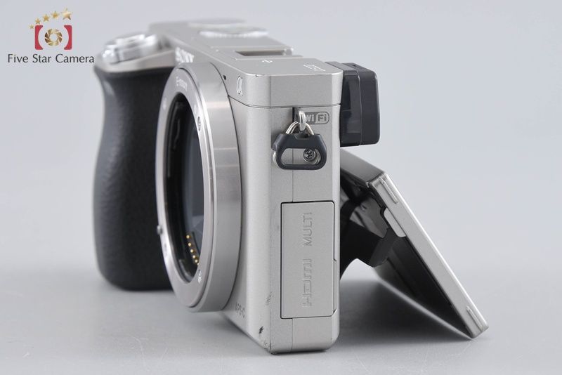 中古】SONY ソニー α6000 ILCE-6000 シルバー ミラーレス一眼カメラ