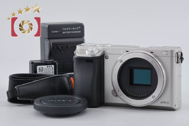 中古】SONY ソニー α6000 ILCE-6000 シルバー ミラーレス一眼カメラ