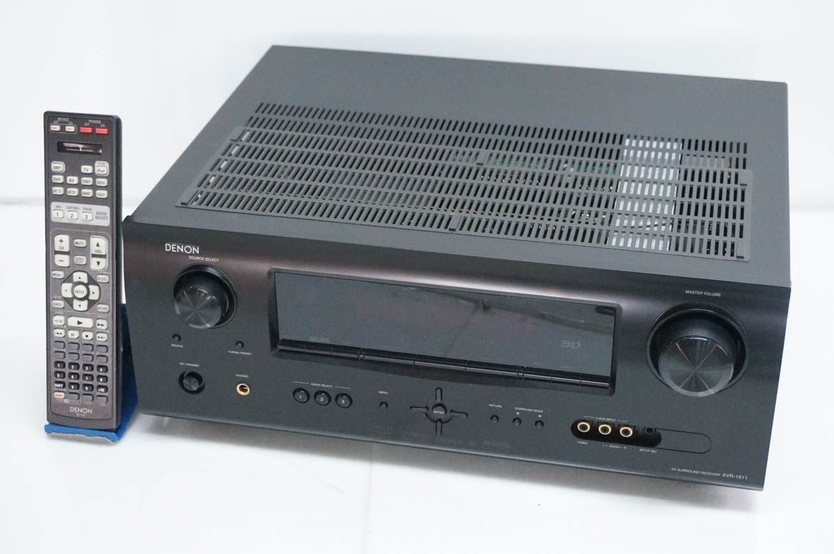 中古】Denonデノン 5.1ch AVサラウンドレシーバー AVR-1611 3D対応