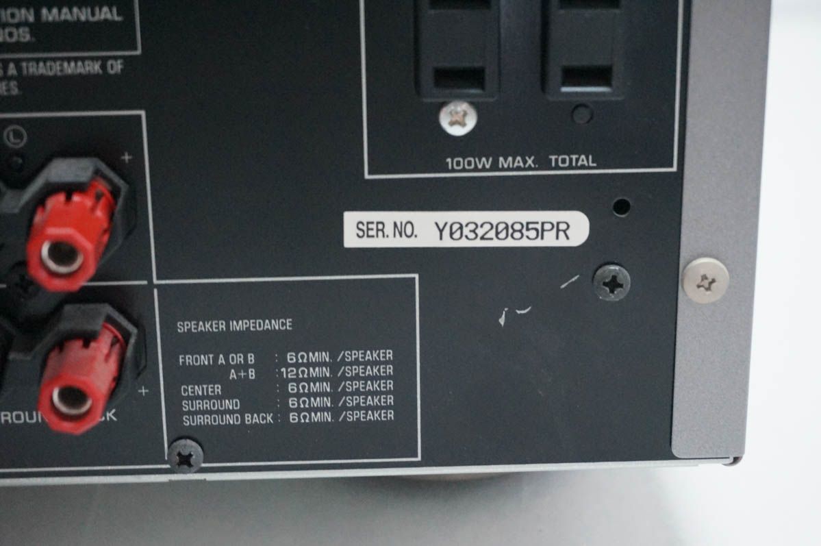 中古】YAMAHAヤマハ 6.1ch AVアンプ DSP-AX457 - メルカリ