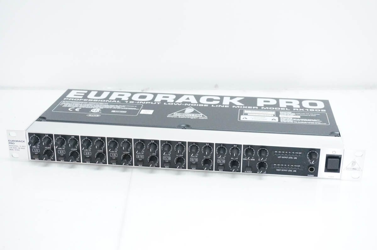 【中古】BEHRINGER ベリンガー RX1602 EURORACK PRO ラインミキサー