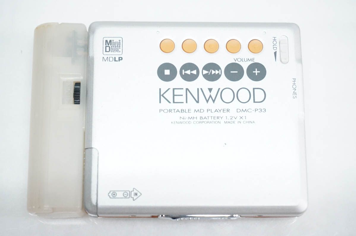 中古】KENWOODケンウッド ポータブルMDプレーヤー DMC-P33 - メルカリ