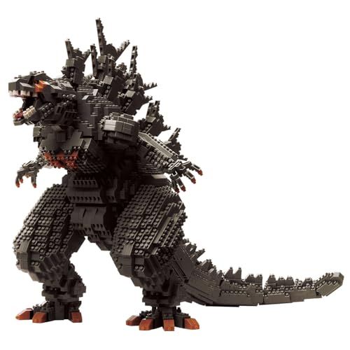 カワダ(Kawada)ナノブロック ゴジラ(2023) デラックスエディション NB-063 10×42×28cm 12才以上 インテリア ホビー NB-063(サイズ: 9.63 inches / カラー: ゴジラ マイナス ワン デラックスエディション)