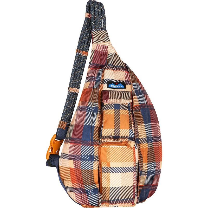 カブー レディース バッグ ハンドバッグ KAVU Rope Sling Pack Womens Cabin Plaid チェック