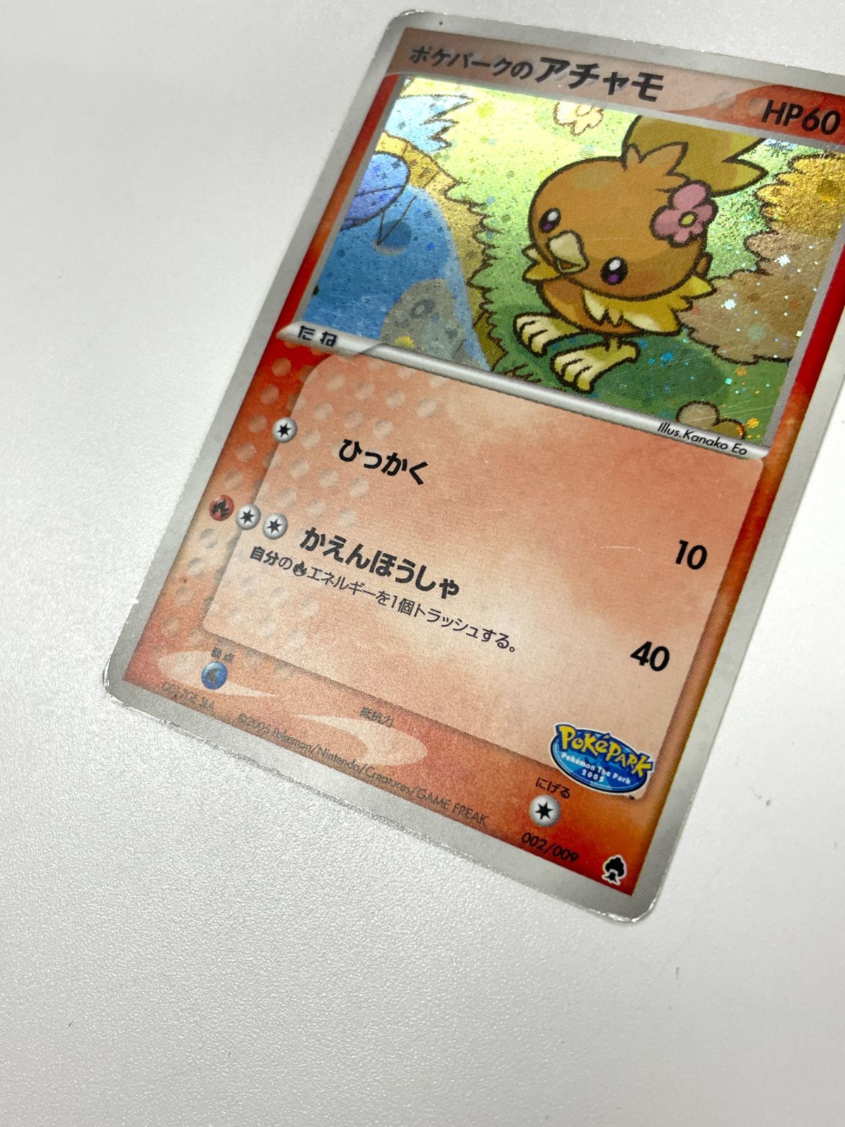 訳あり特価】 ポケモンカード 2005 ポケパークのアチャモ ポケパーク