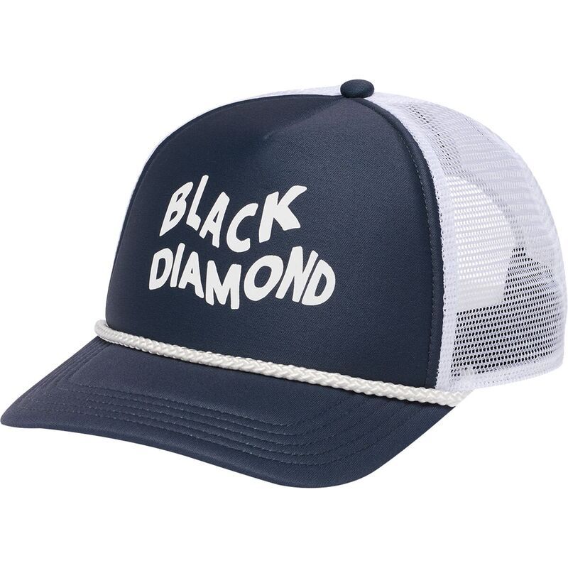 ブラックダイヤモンド メンズ アクセサリー 帽子 Black Diamond Flat Bill Trucker Hat CharcoalWhite Wavy Black Diamond ホワイト