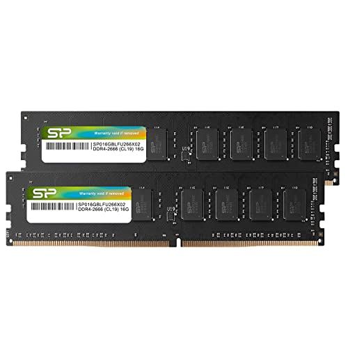 シリコンパワー デスクトップPC用メモリ DDR4-2666(PC4-21300) 16GB×2