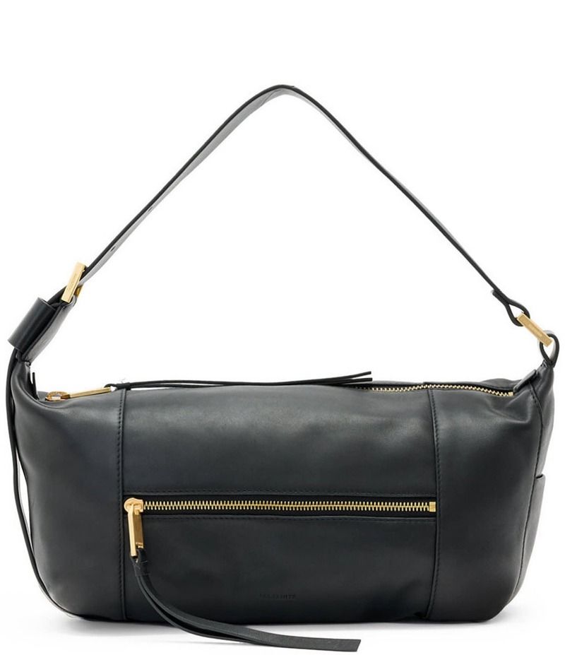 オールセインツ レディース バッグ ショルダーバッグ レザー ALLSAINTS Vega Leather EastWest Shoulder Bag Black ブラック