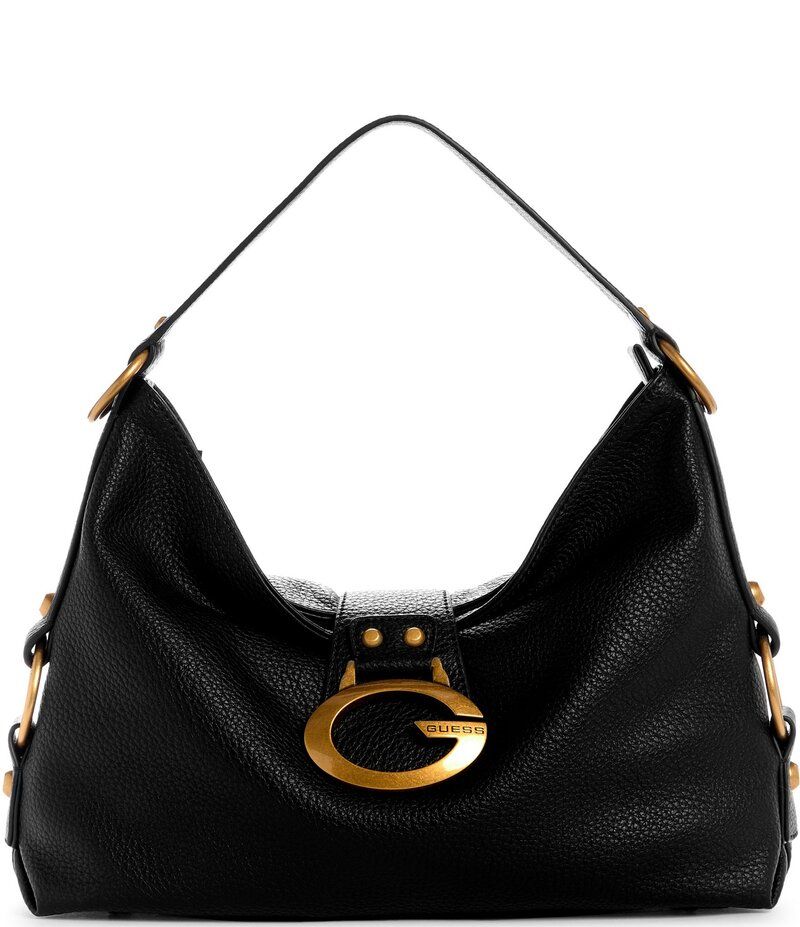 ゲス レディース バッグ ショルダーバッグ Guess Camden Hobo Shoulder Bag Black ブラック