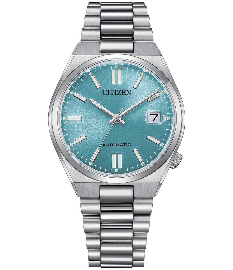 シチズン レディース アクセサリー 腕時計 Tシャツ Citizen Unisex Tsuyosa Automatic Stainless Steel Bracelet Watch SilverAqu