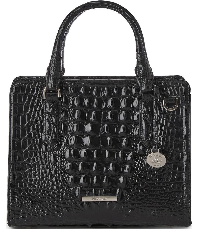ブランミン レディース バッグ ハンドバッグ BRAHMIN Melbourne Collection Black Cami Satchel Bag Black ブラック