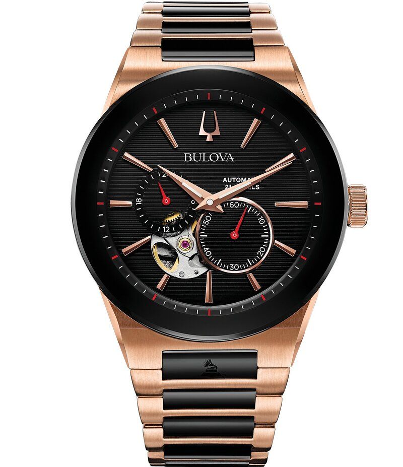 ブロバ レディース アクセサリー 腕時計 Bulova Mens Latin GRAMMY Automatic Bracelet Watch Two Tone 100,900円