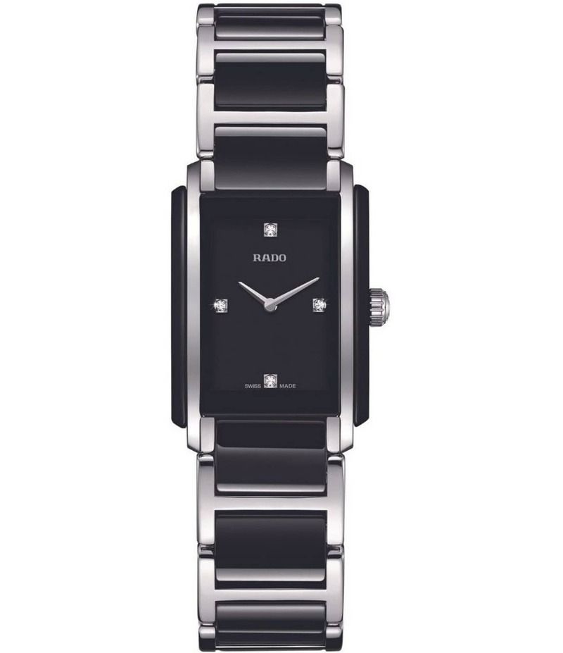 ラド レディース アクセサリー 腕時計 Tシャツ RADO Unisex Integral Diamongs Quartz Analog Two Tone Stainless Steel Bracel