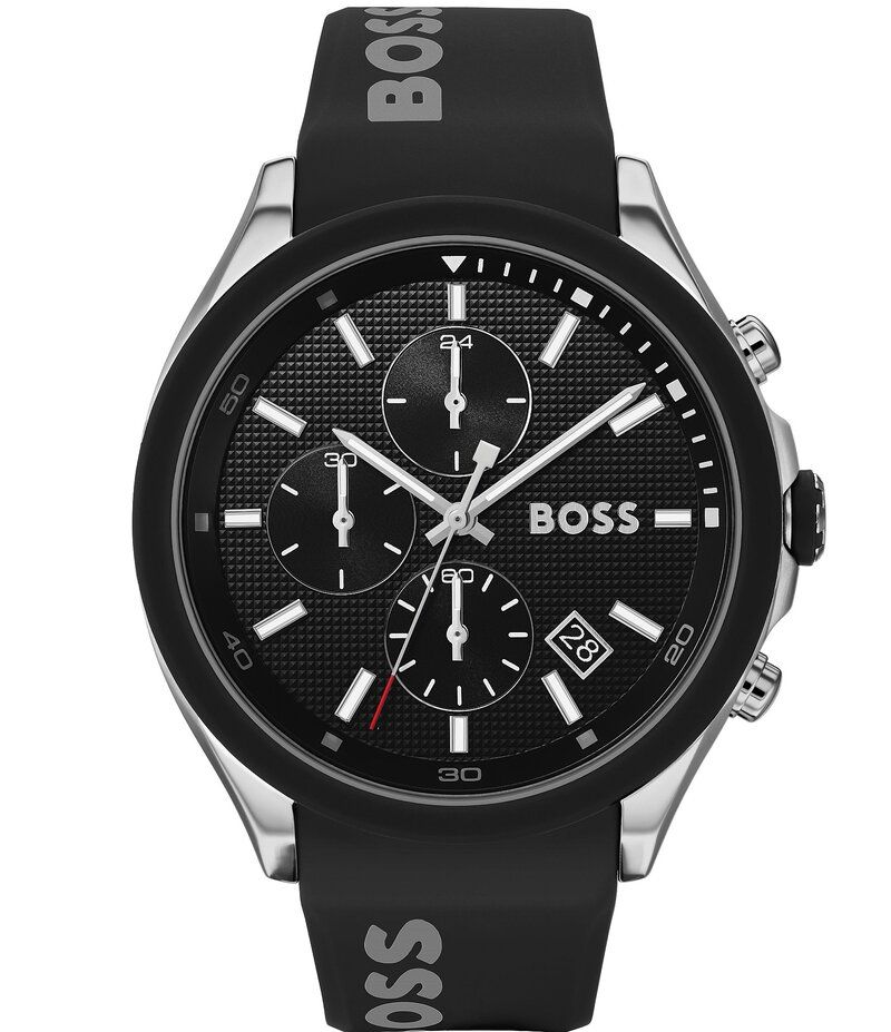 ヒューゴボス レディース アクセサリー 腕時計 Hugo Boss Mens Velocity Watch Black ブラック