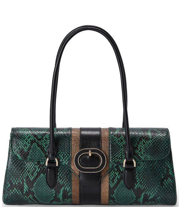 ブランミン レディース バッグ BRAHMIN Dayan Snake Lizard Satchel Bag Multi Venezia マルチカラー