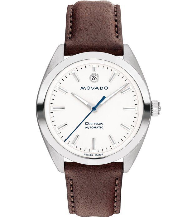 モバド レディース アクセサリー 腕時計 レザー Movado Mens Heritage Automatichocolate Leather Strap Watchocolate チョコレート 175,900円