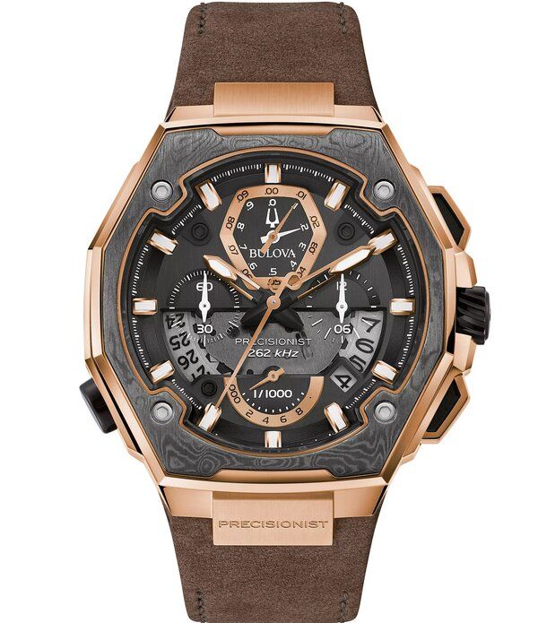 ブロバ レディース アクセサリー 腕時計 レザー Bulova Menseries X Special Edition Chronograph Brown Leather Strap Watch Br