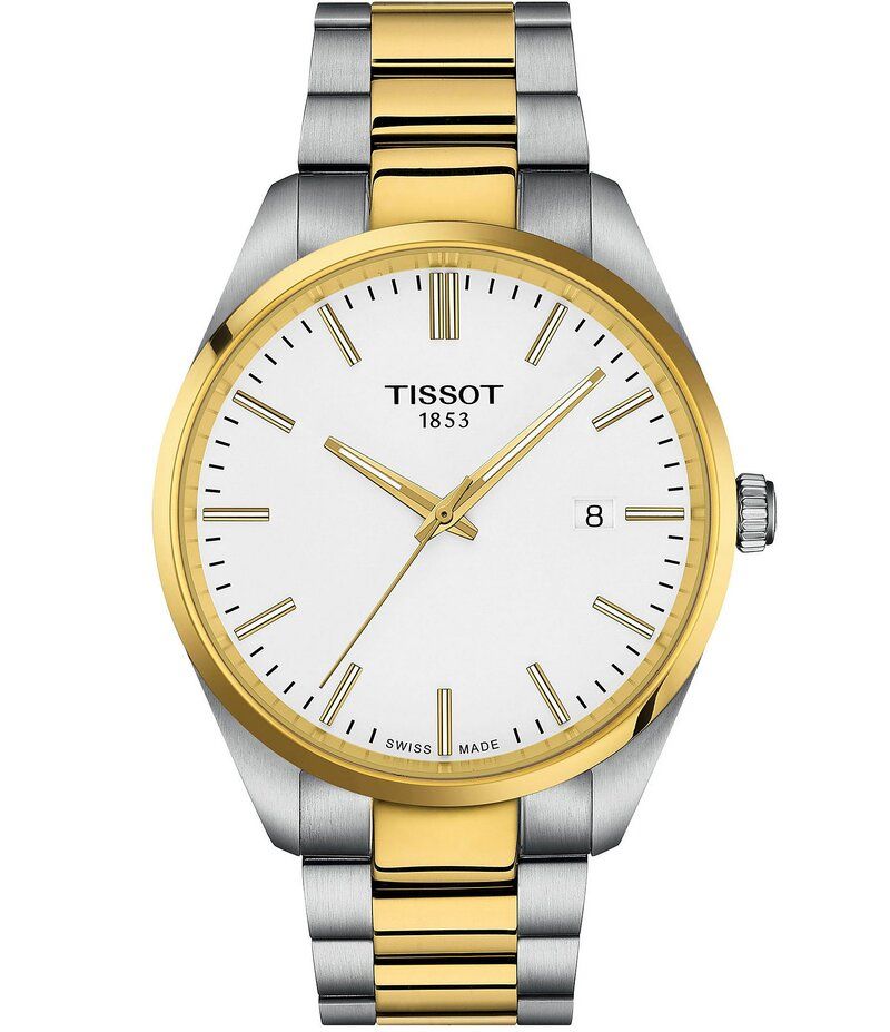 ティソット レディース アクセサリー 腕時計 Tシャツ Tissot Mens Classicollection Pr 100 Quartz Analog Stainlessteel Bracelet
