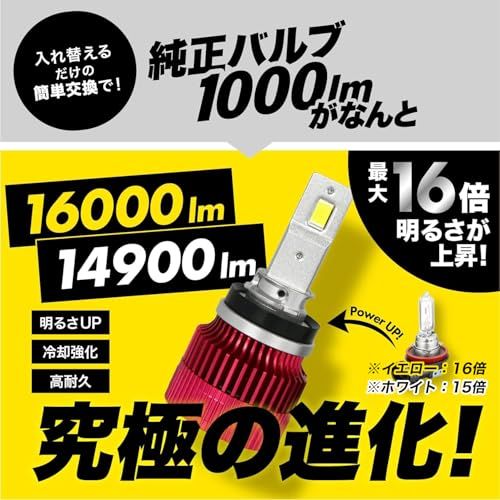 VELENO LEDフォグランプ ホワイト 10800lm H8/H11/H16 N☆VELENO H8 H11 H16 LED フォグランプ ヘッドライト 14900lm
