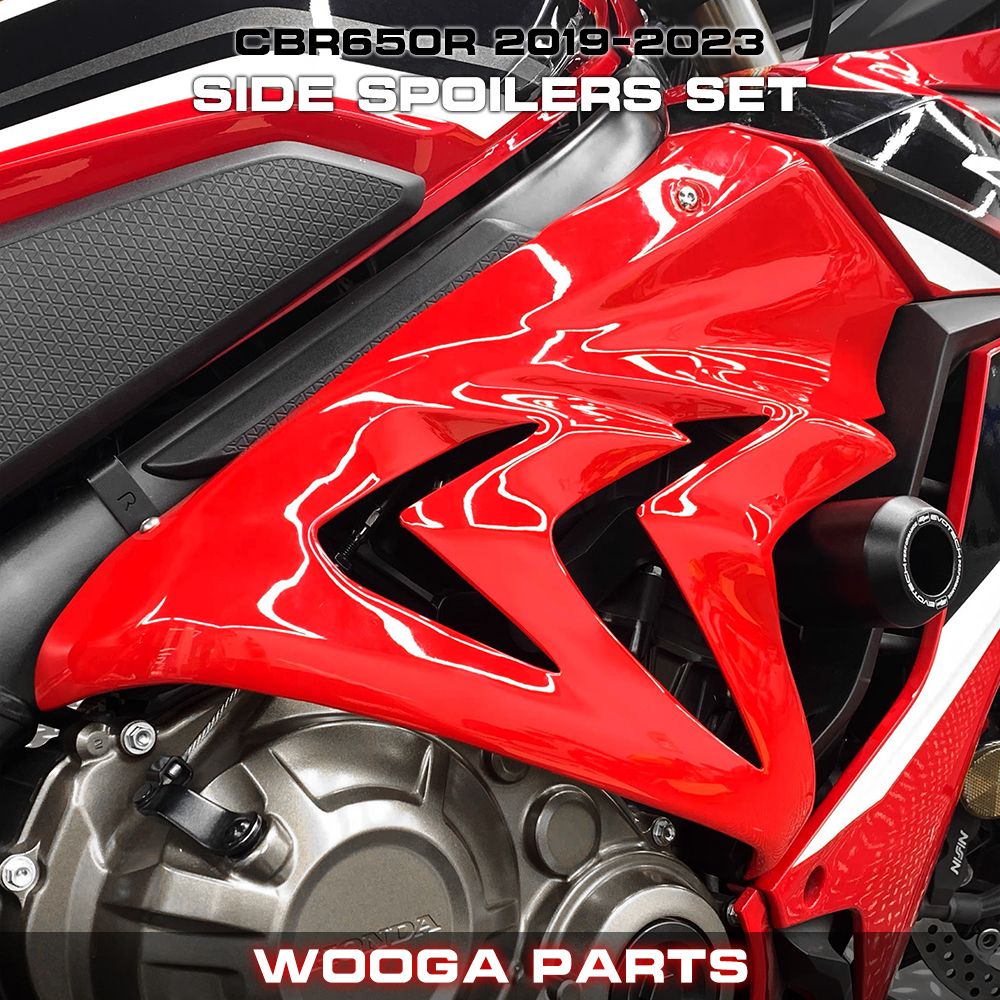 ホンダ CBR650R 2019-2023 用 サイドフェアリング レッド/ブラック/マットブラック