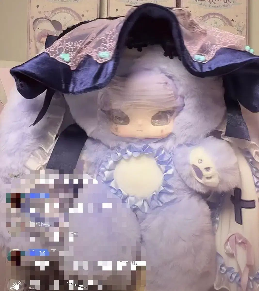 夜うさぎ 700/850 かわいいパールアイ パープル 人気 ゲル たくさんのアイ（正規品/開封のみ）