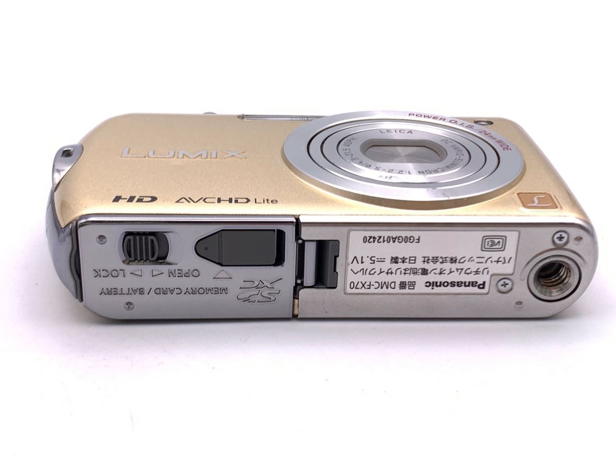 中古】 【並品】 パナソニック LUMIX DMC-FX70 リュクスゴールド