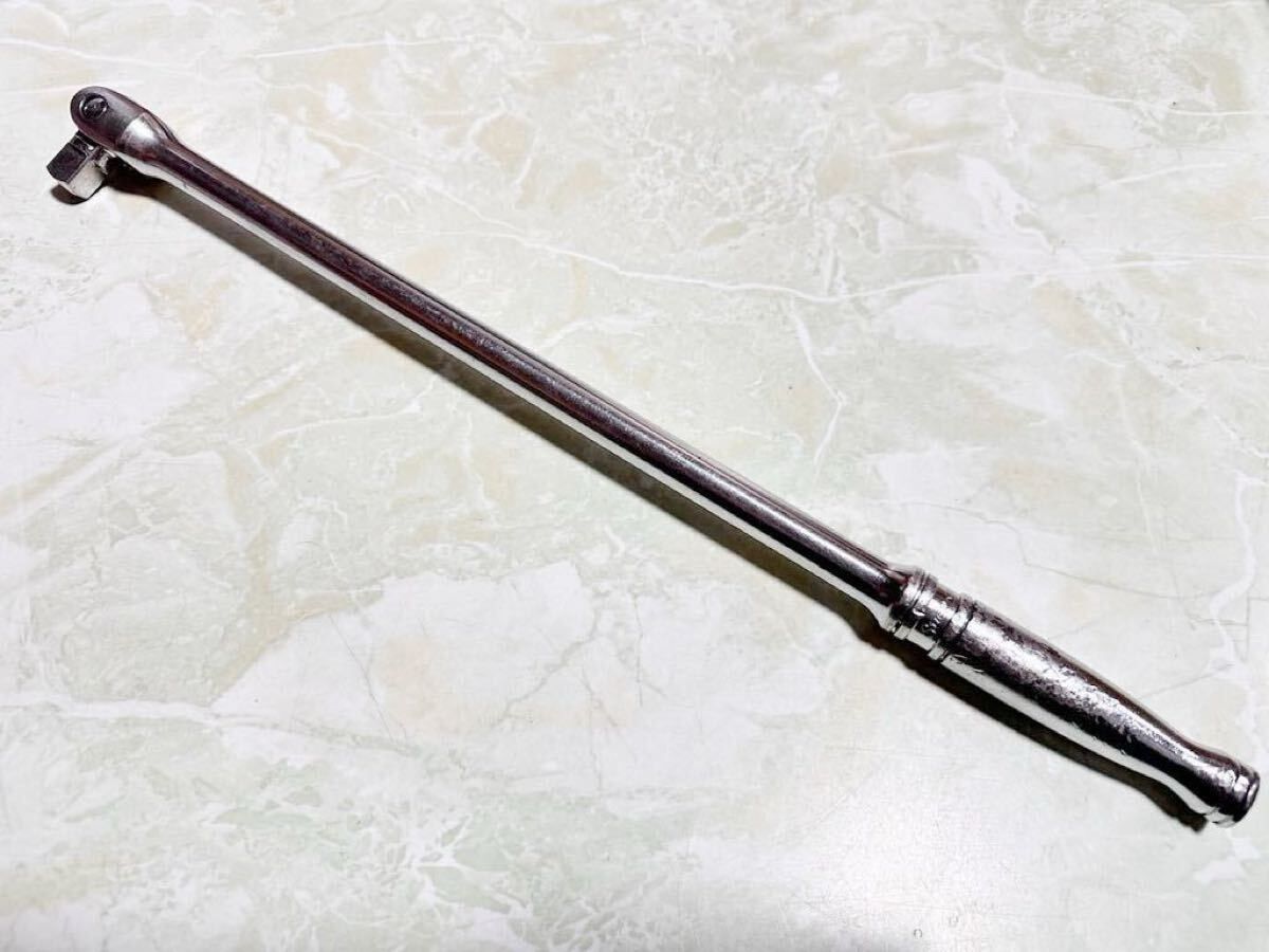 Snap-on スナップオン 旧ロゴ 1/2 ブレーカー バー スピンナー ハンドル SN18A ソケット レンチ ハンド ツール 自動車 整備 工具